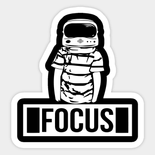 FOCUS Logo White Sticker